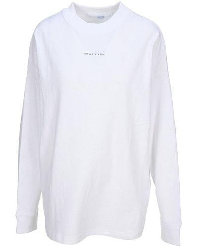 1017 ALYX 9SM Logo Printed Jersey T-shirt - White