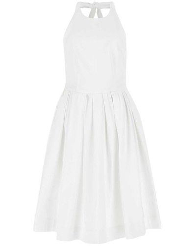Prada White Cotton Dress