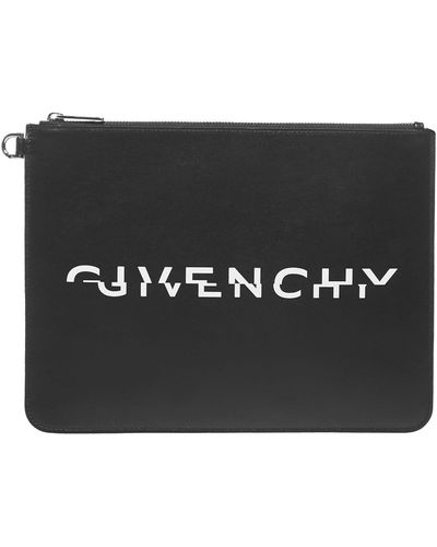 Givenchy Logo-printed Clutch - Black