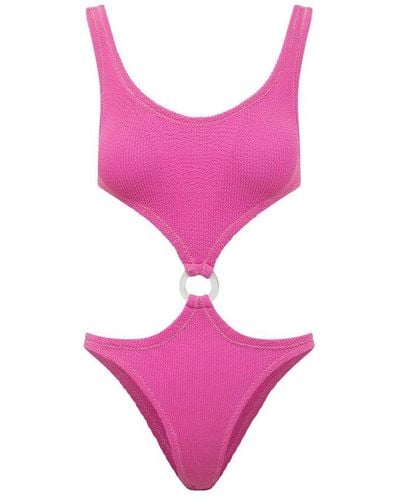 Reina Olga Augusta Cut-out Swimsuit - Pink