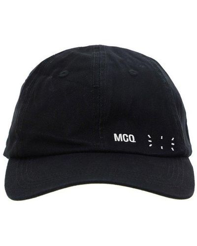 McQ Logo Embroidered Baseball Cap - Black