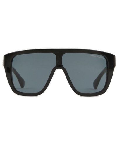 Alexander McQueen Shield Frame Sunglasses - Gray
