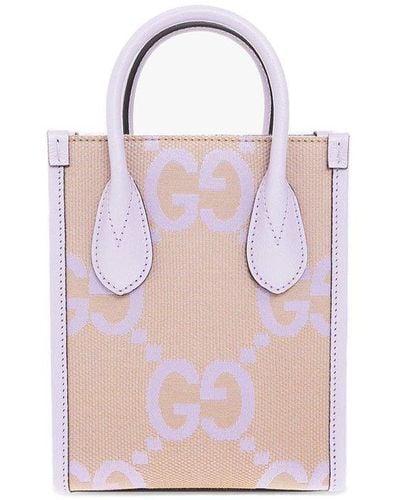 Gucci Jumbo GG Mini Tote Bag - Pink