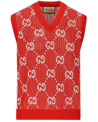 Gucci Gilets - Red