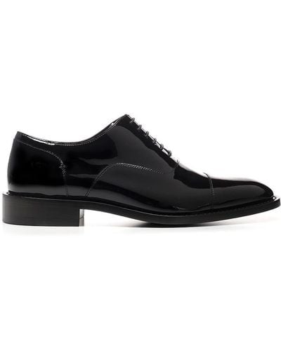 Balenciaga Patent Oxford Shoes - Black
