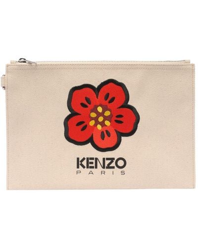 KENZO Large Boke Flower Purse - Red