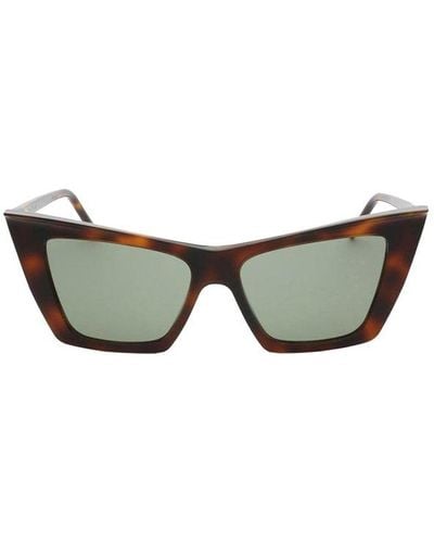 Saint Laurent Sl 372 Cat-eye Frame Sunglasses - Gray