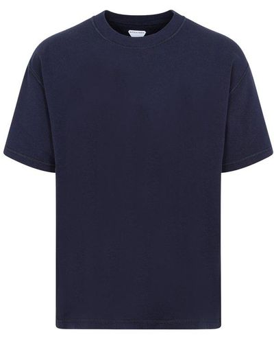 Bottega Veneta Cotton T-shirt Tshirt - Blue
