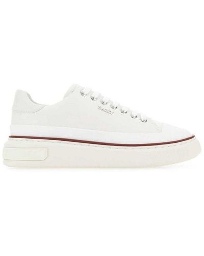 Bally Logo Lettering Low-top Sneakers - White