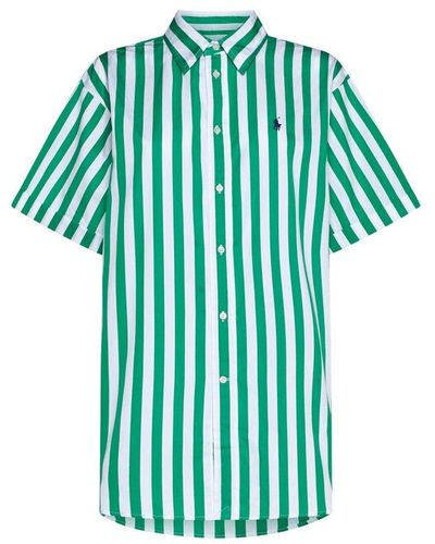 Polo Ralph Lauren Striped Short-sleeved Shirt - Green