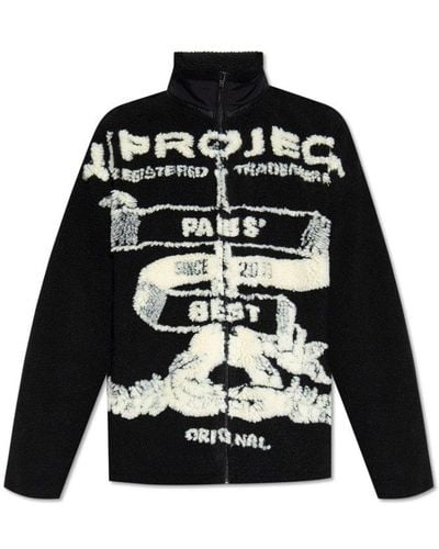 Y. Project Fleece Sweatshirt With Logo - Black
