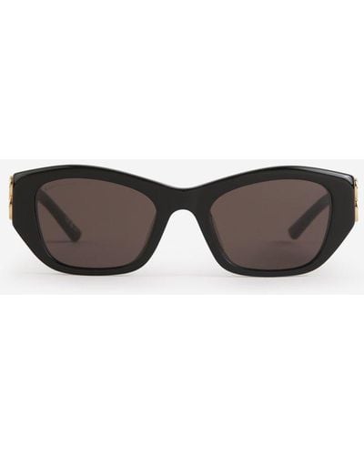 Balenciaga Rectangular-frame Sunglasses - Gray