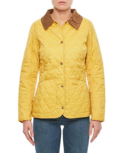 Barbour Annandale Cotton Quilted Jacket - Yellow