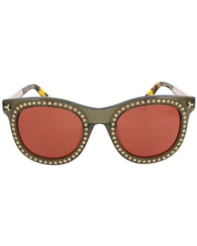 Bally Studded Cat-eye Frame Sunglasses - Pink