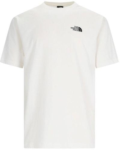 The North Face Crewneck Short-sleeved T-shirt - White