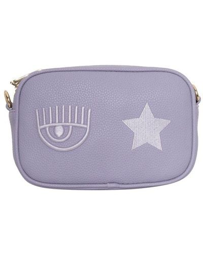 Chiara Ferragni Eye Star Camera Bag - Purple