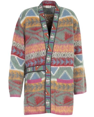 Etro Geometric Patterned Knit Cardigan - Multicolour