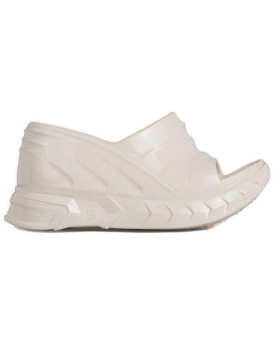 Givenchy Marshmallow Wedge Sandals - White