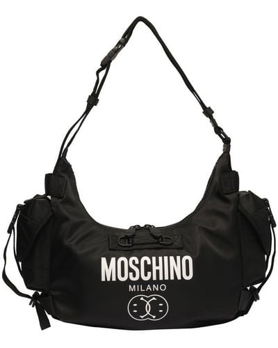 Moschino X Smiley Crossbody Bag - Black
