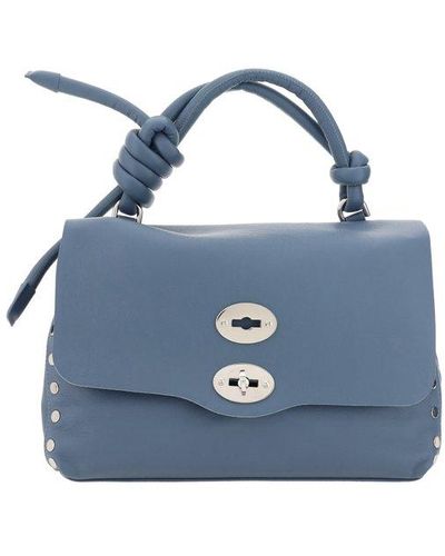 Zanellato Postina Small Top Handle Bag - Blue