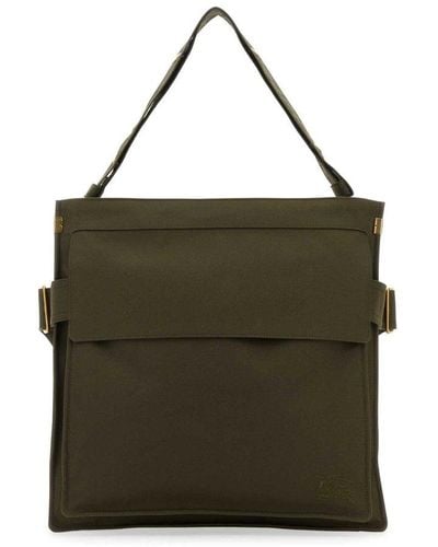 Burberry Trench Top Handle Bag - Green