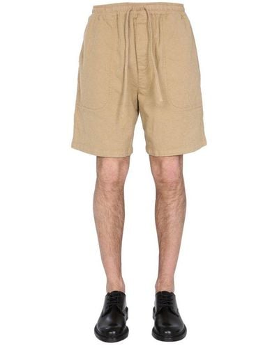 YMC Paisley Jacquard Shorts - Natural