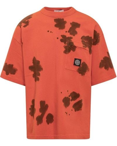 Stone Island Dye T-shirt - Red