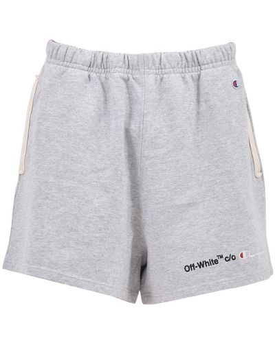 Off-White c/o Virgil Abloh X Champion Shorts - Gray