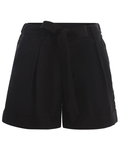 Pinko Primula Belted Shorts - Black