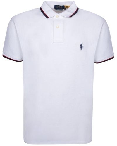 Polo Ralph Lauren Pony Embroidered Short-sleeved Polo Shirt - White