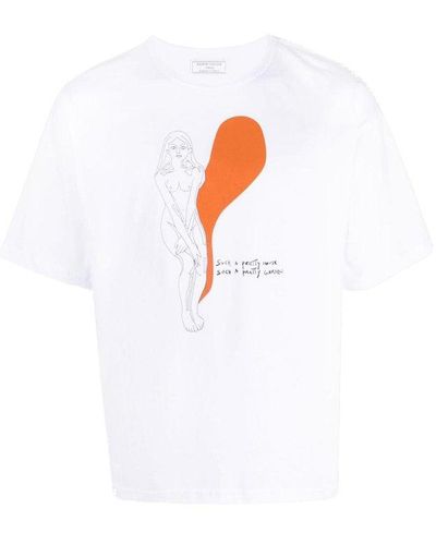 Societe Anonyme Bas Graphic Printed T-shirt - White