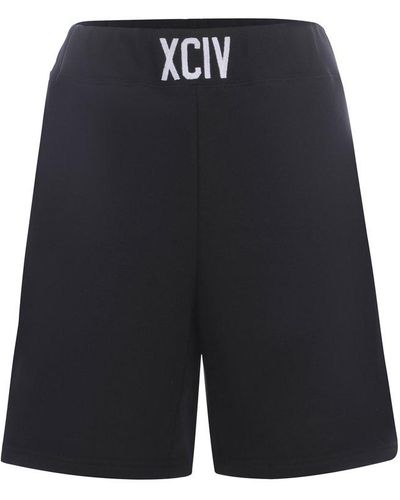 Gcds Shorts Logo In Cotone - Black