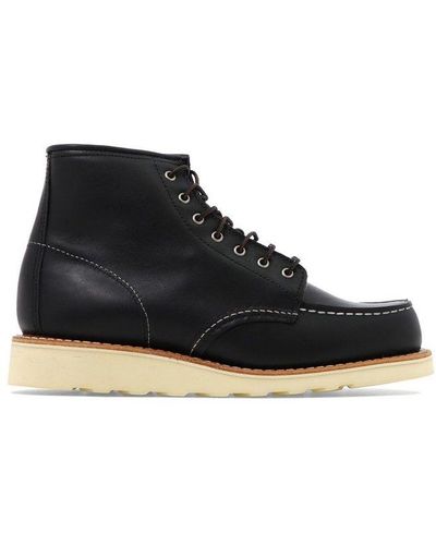 Red Wing Classic Moc Boots - Black