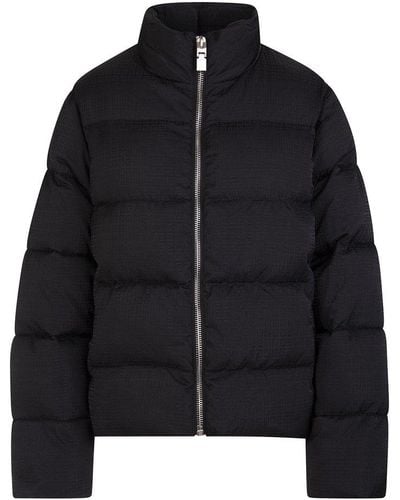 Givenchy Padded Jacket With 4g All-over Motif - Black