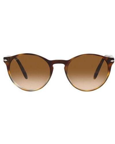 Persol Round Frame Sunglasses - White