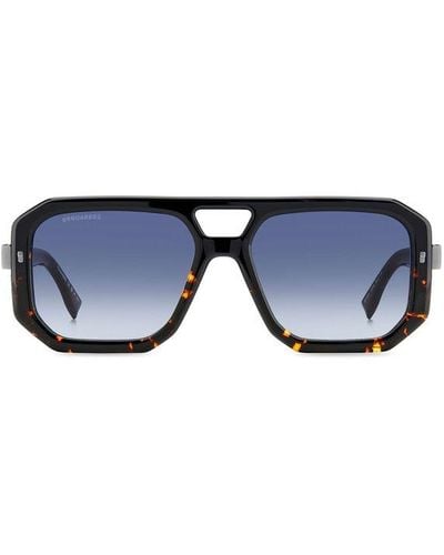 DSquared² Square Frame Sunglasses - Blue