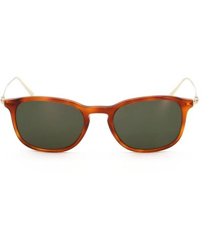 Ferragamo Rectangle Frame Sunglasses - Green