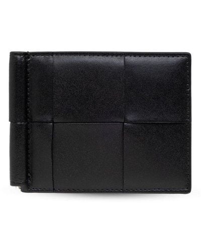 Bottega Veneta Cassette Bill Clip Wallet - Black