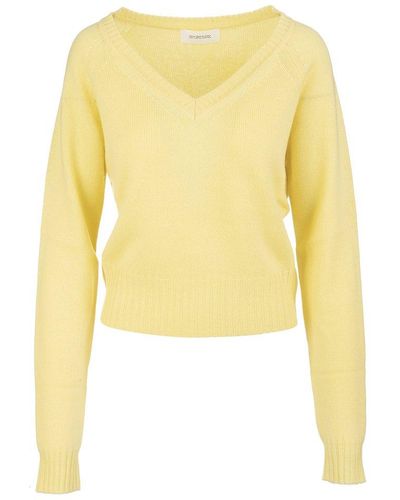 Sportmax Yellow Fatuo Sweater