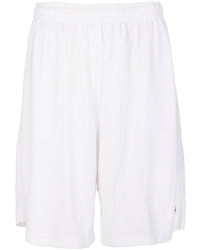 Balenciaga Knee-length Track Shorts - White