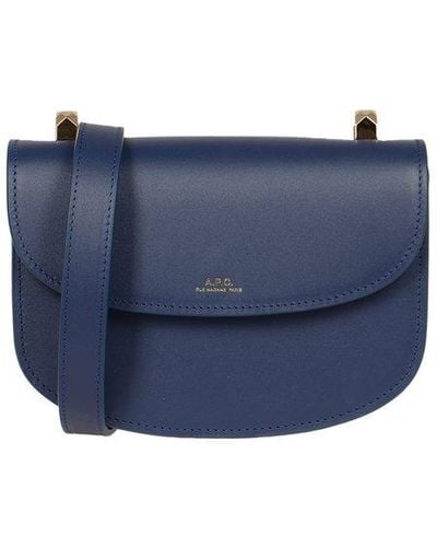 A.P.C. Mini Genève Bag - Blue