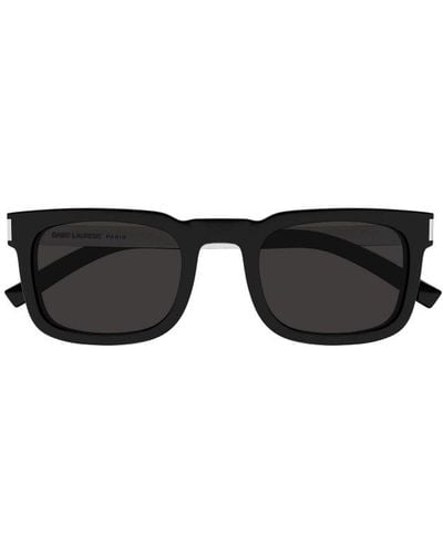 Saint Laurent Square Framed Sunglasses - Black