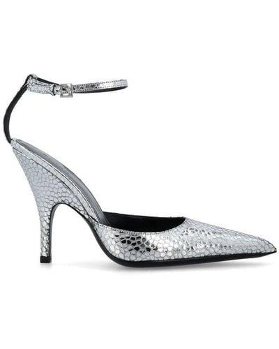 BY FAR Eliza Pointed Toe Pump - White