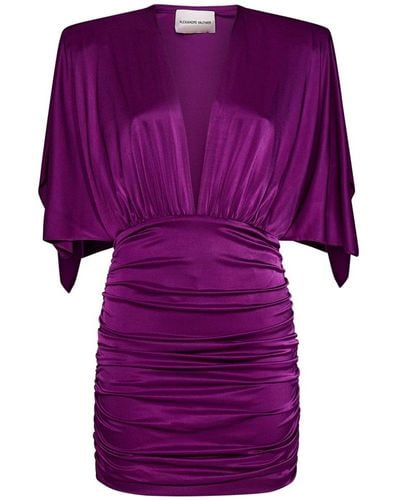 Alexandre Vauthier Mini Dress - Purple
