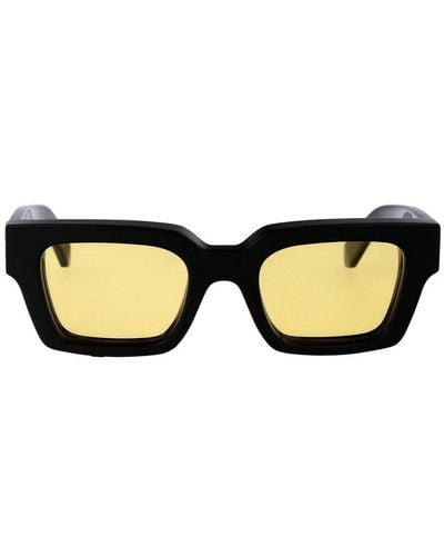 Off-White c/o Virgil Abloh Virgil Square Frame Sunglasses - Natural