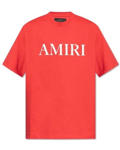 Amiri T-shirt With Logo, - Red