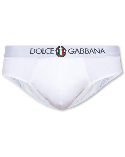 Dolce & Gabbana Cotton Briefs, - Blue