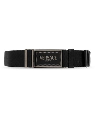 Versace Milano Buckle-fastened Belt - Black