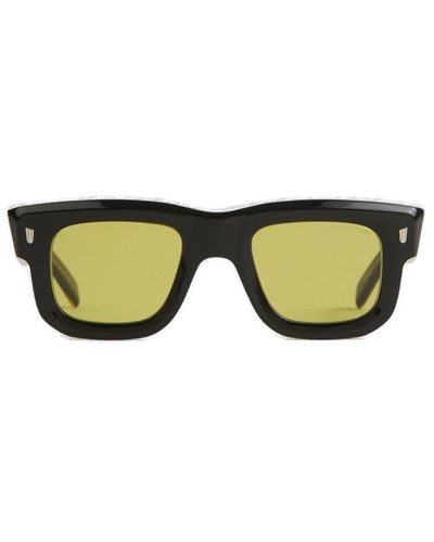 Cutler and Gross Square Frame Sunglasses - Green