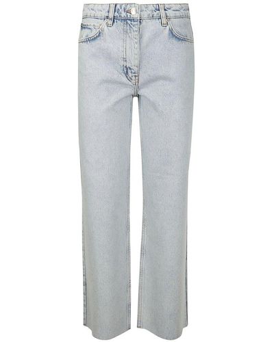 IRO Low-rise Straight Leg Jeans - Grey